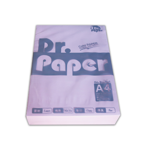 Dr.Paper A4 80gsm多功能色紙-粉紅 500入/包 #140