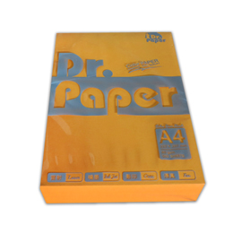 Dr.Paper A4 80gsm多功能色紙-金黃 500入/包 #200