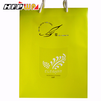 【客製案例】HFPWP 防水購物袋多種尺寸 PP環保無毒台灣製 宣導品 禮贈品 317-BR-OR3