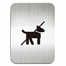 鋁質方形貼牌-禁止攜帶寵物-#610710S
10cm x 7cm