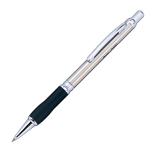 Pentel 飛龍 B460 不鏽鋼軟膠原子筆 /支