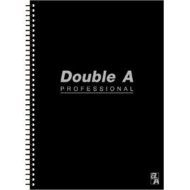 Double A A5線圈筆記本-辦公室系列(黑) DANB12175/本