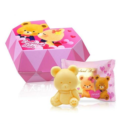 英國熊愛心香皂禮盒(20個販售)  婚禮小物 HT-185