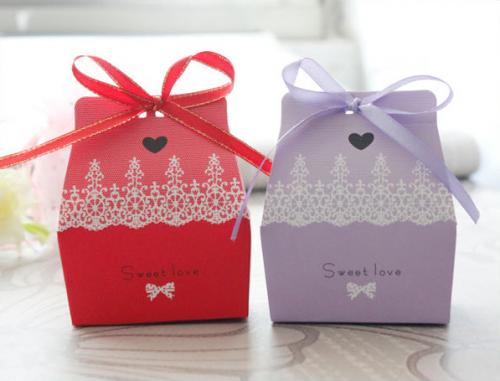 新款繽紛甜蜜蜜喜糖盒(50個) 婚禮用品 結婚用品 婚禮小物 ht-0041