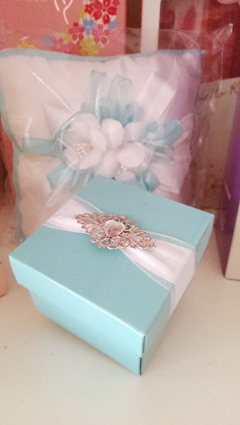43元 / Tiffany經典藍 喜糖盒 (10個) 結婚用品 婚禮小物 禮贈品  ht-0095