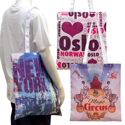 【客製化】超聯捷 肩背購物袋 (僅印袋身) 彩色印刷 宣導品 禮贈品 S1-01017B