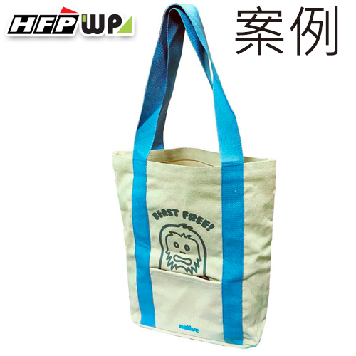 【客製案例】超聯捷 16安帆布袋環保購物袋39.5x39.5x12cm /單色/彩色 S1-01025-OR3