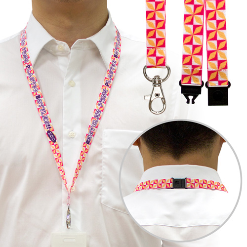 【客製化】超聯捷 毛氈布安全頸掛式織帶 1.5cm 彩色印刷 宣導品 禮贈品 S1-25008A