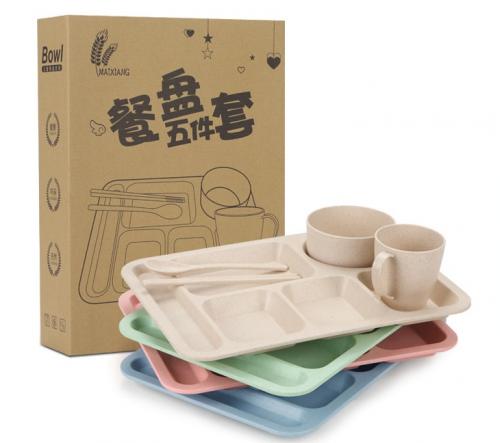 【客製化】超聯捷 可分解小麥秸食堂餐盤 宣導品 禮贈品 S1-JIN-BOX-10